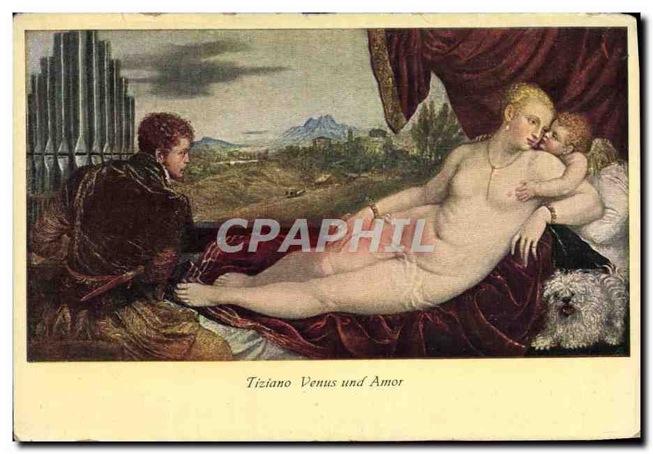 Vénus et Amour — Tiziano — Édition des Musées Staatlichen de Berlin, n°1149