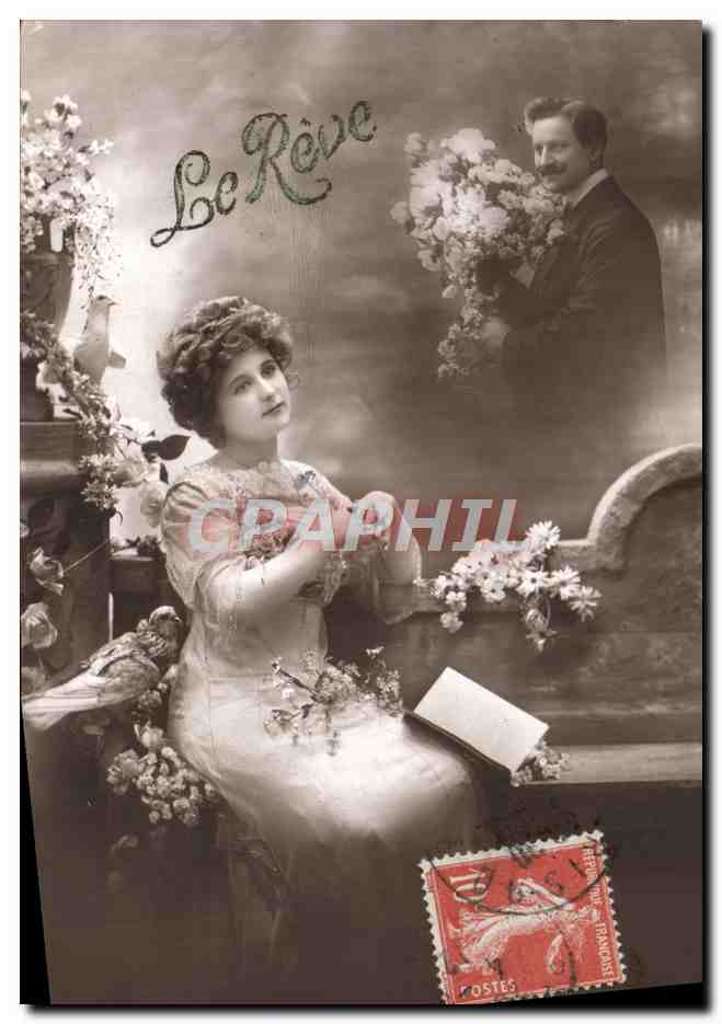 CPA Fantaisie Femme 