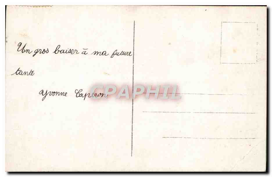 CPA Fantaisie Femme  — Verso
