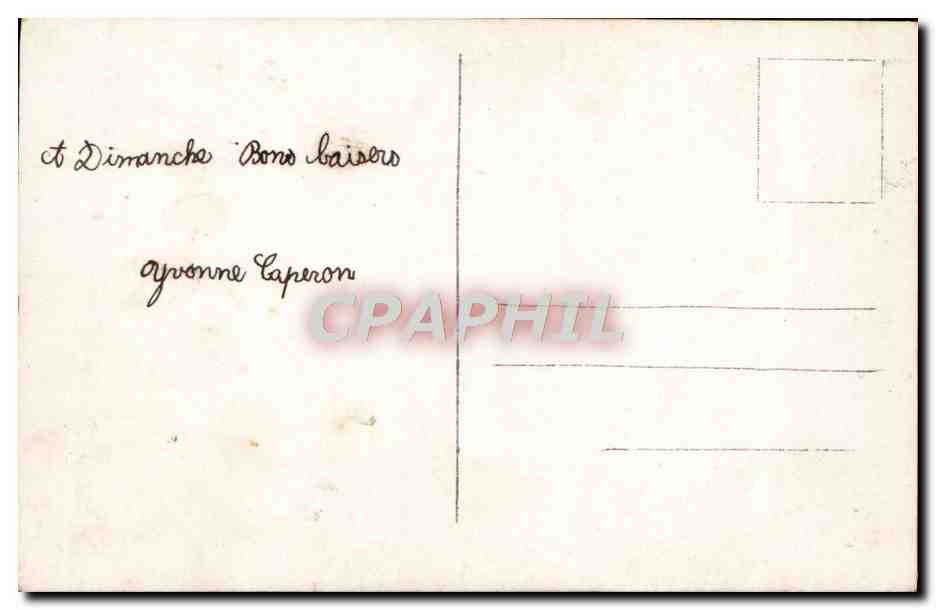 Jeunes fiancés — scène de demande en mariage — REX 4204 — Verso