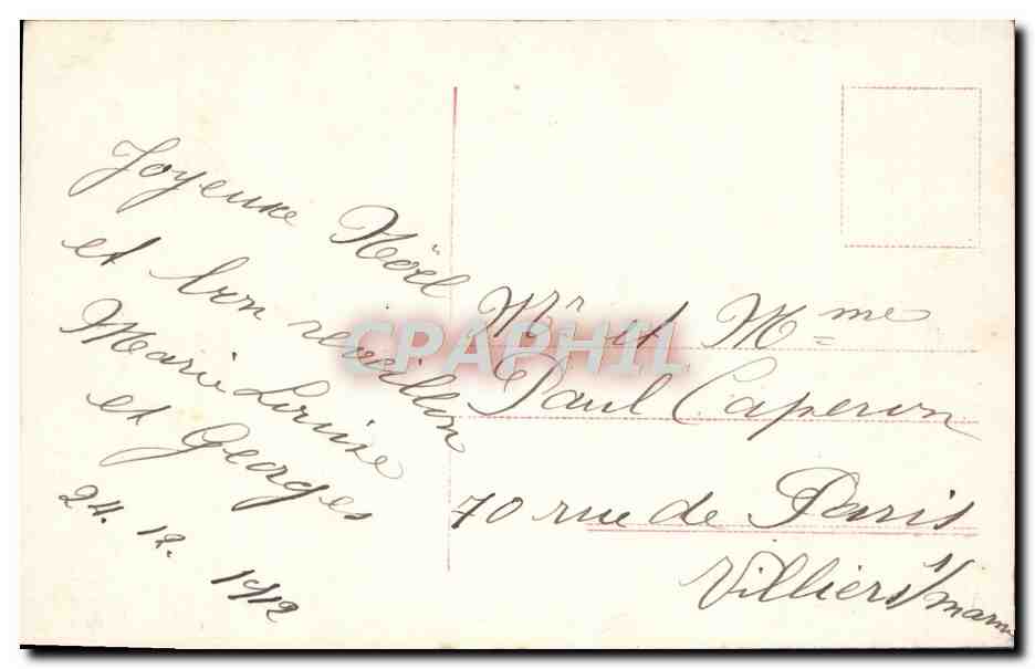 CPA Fantaisie Femme Enfant Ange  — Rückseite