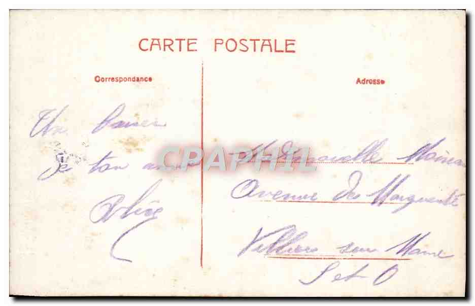 Jeune femme en robe de printemps — Souvenir de Printemps — éditeur non visible — Verso