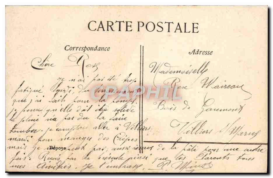 CPA Fantaisie Enfant — Verso