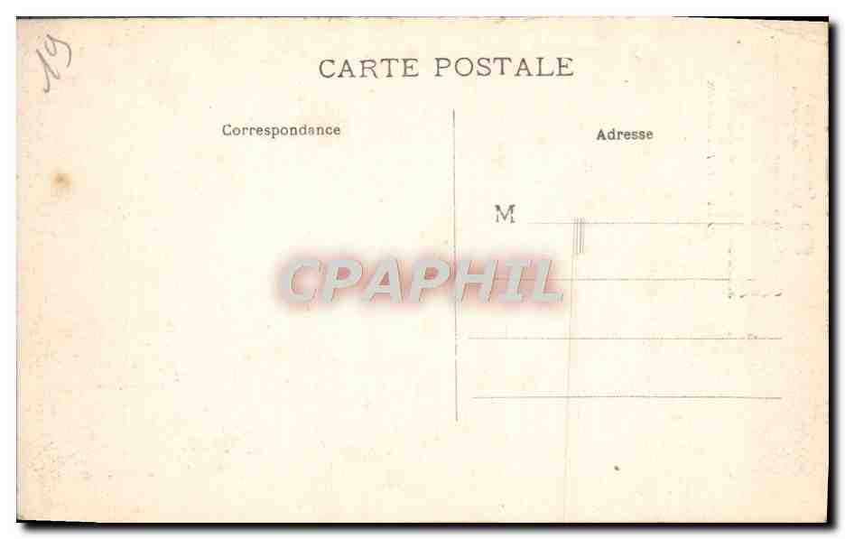 CPA Correze Brive Eglise Saint Sernin — Back