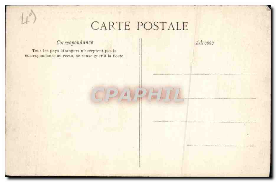 CPA Angers Monument De Chevreul Au Jardin Des Plantes — Rückseite