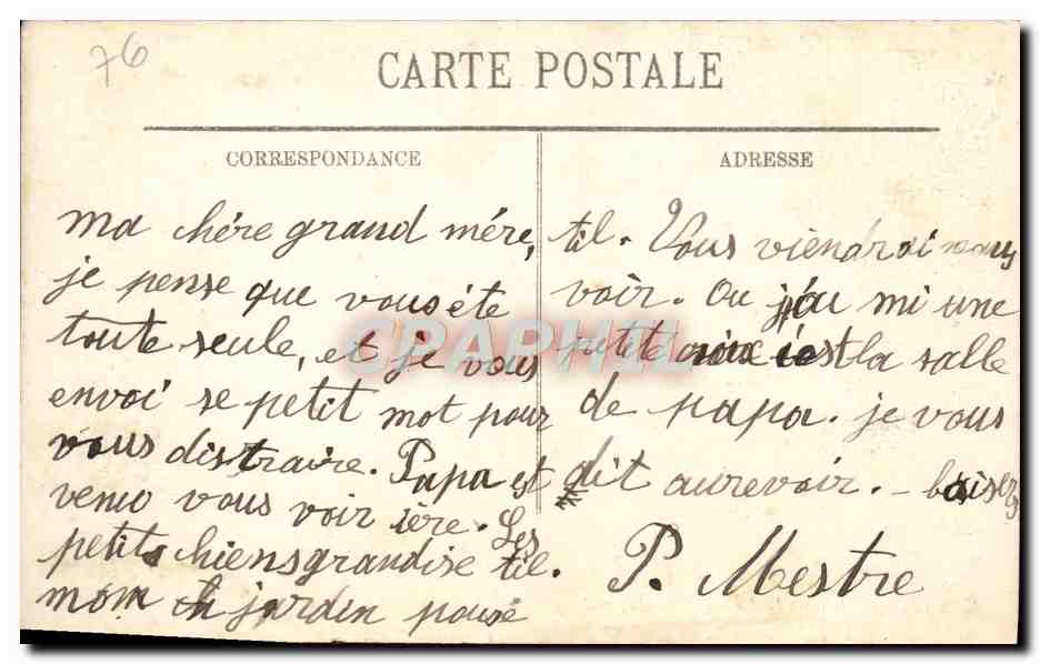 CPA Trouville Le Casino — Back