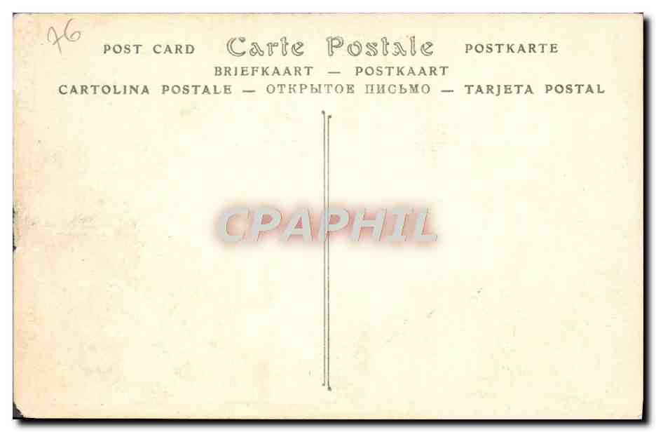 CPA Trouville Sur Mer Casino Municpal Le Grand Escalier — Verso