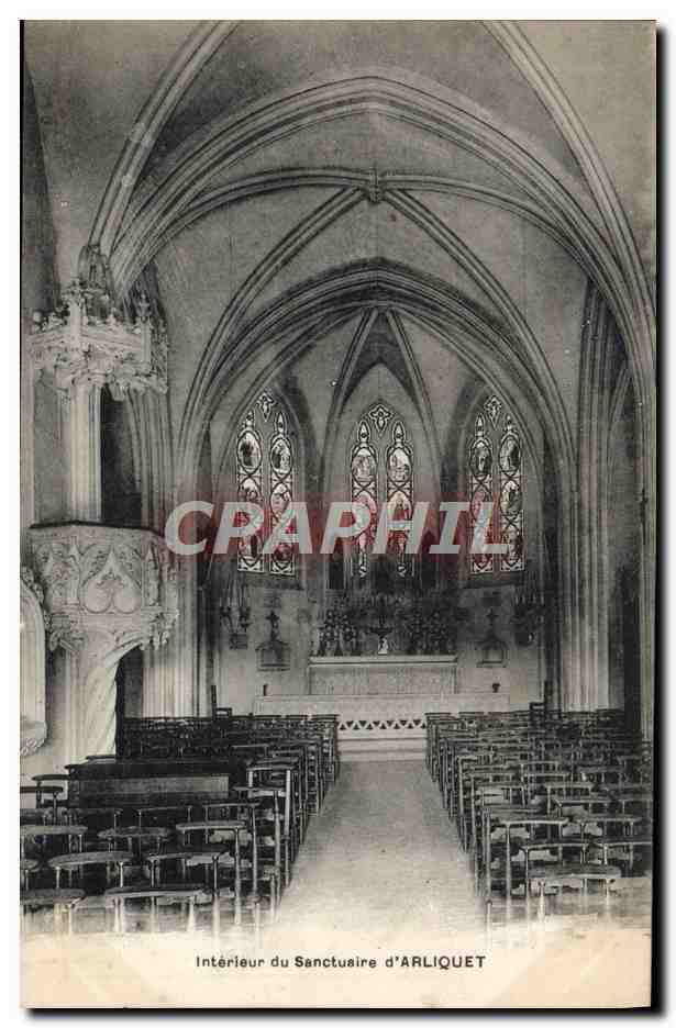CPA Interieur Du Sanctuaire D'Arliquet