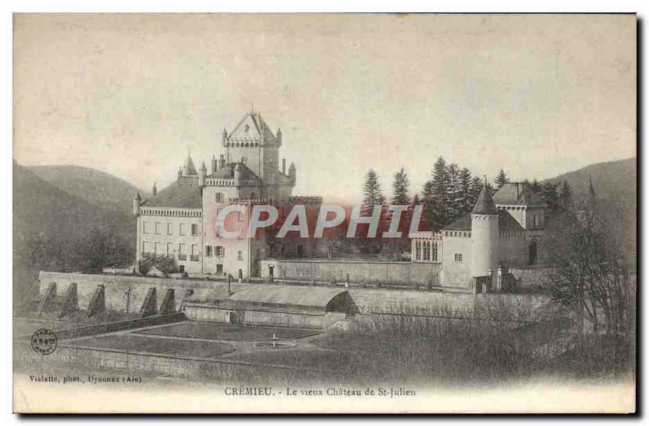 CPA Cremieu Le Vieux Chateau De St Julien