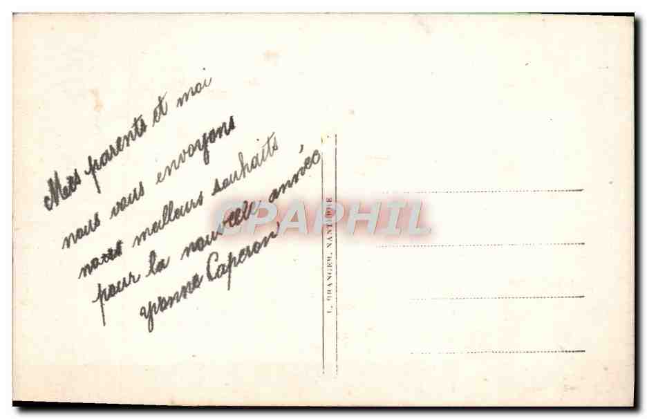 CPA Fantaisie Enfant — Rückseite