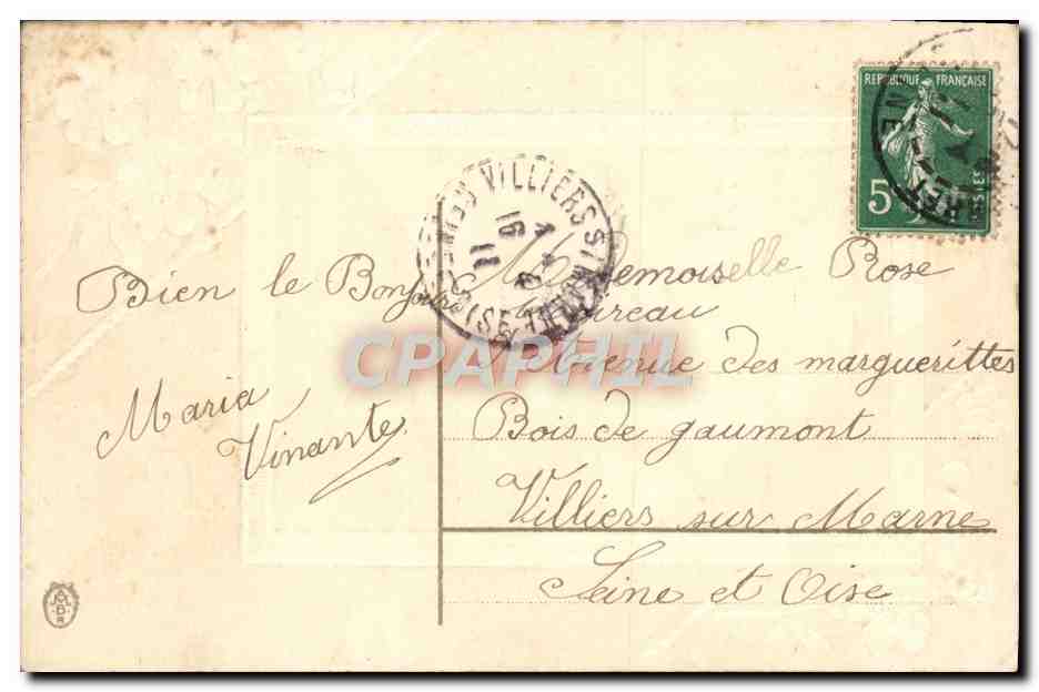 CPA Fantaisie Enfants Poussins Tennis Heureuses Paques — Verso