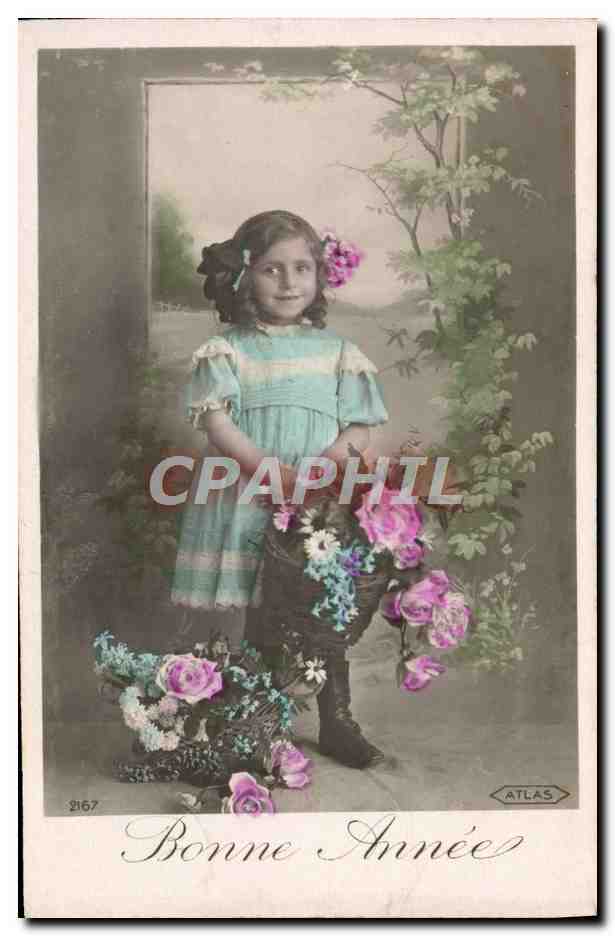 CPA Fantaisie Enfant Bonne Annee
