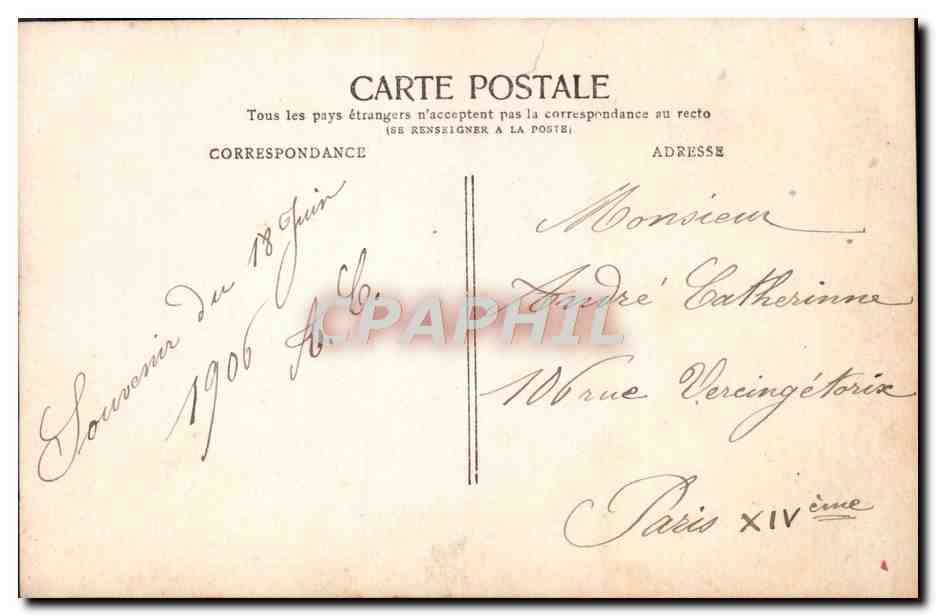 CPA Fantaisie Enfant — Rückseite
