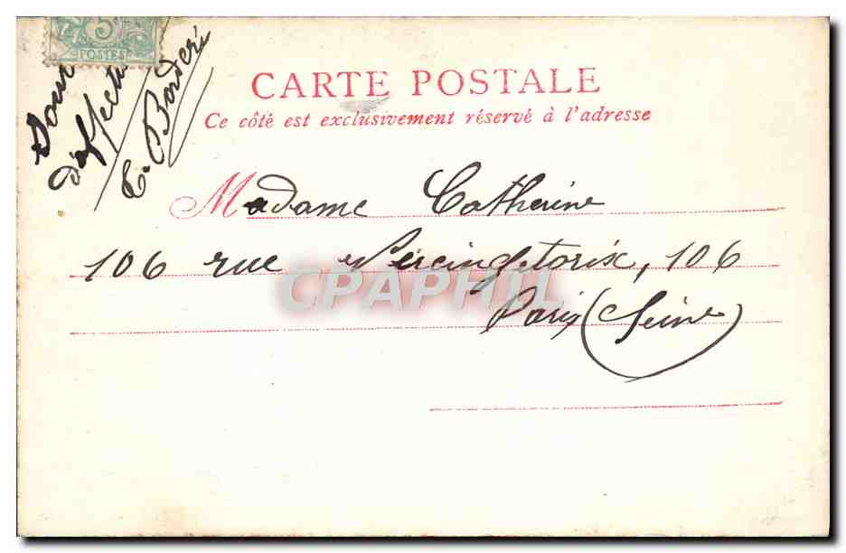 CPA Fantaisie Enfant — Rückseite