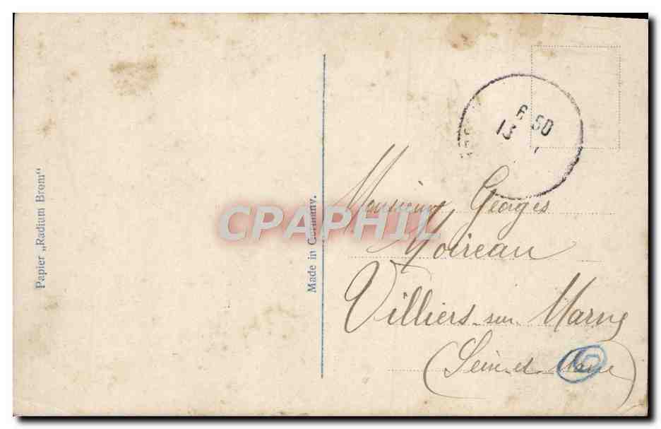 CPA Fantaisie Femme  — Verso