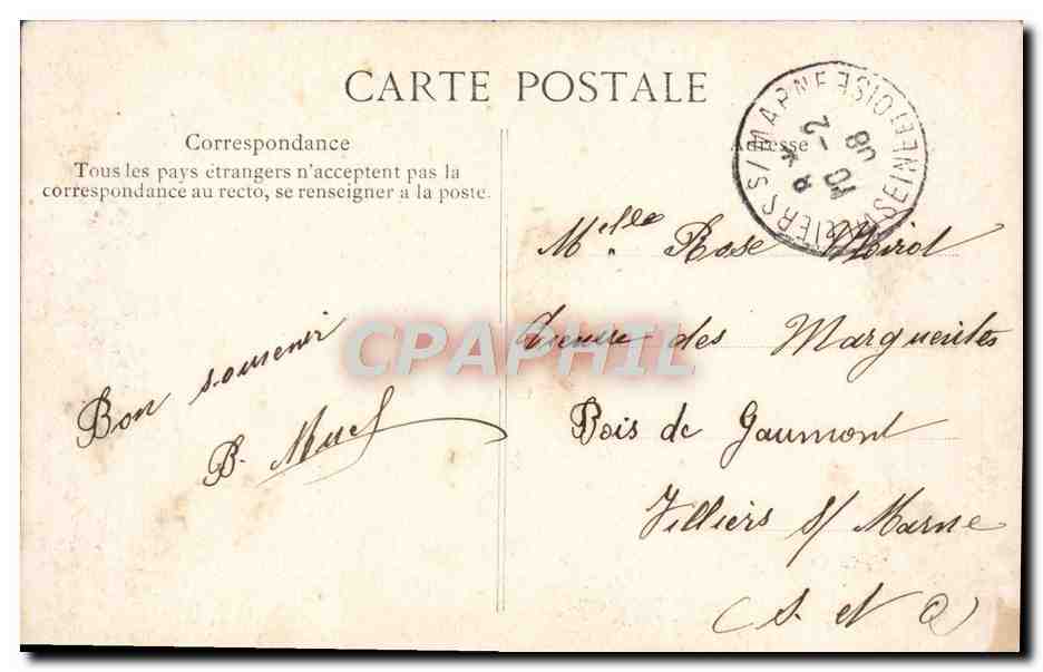 Miss Mac Sprit — Moulin Rouge — Walery Paris n°4307 — Rückseite