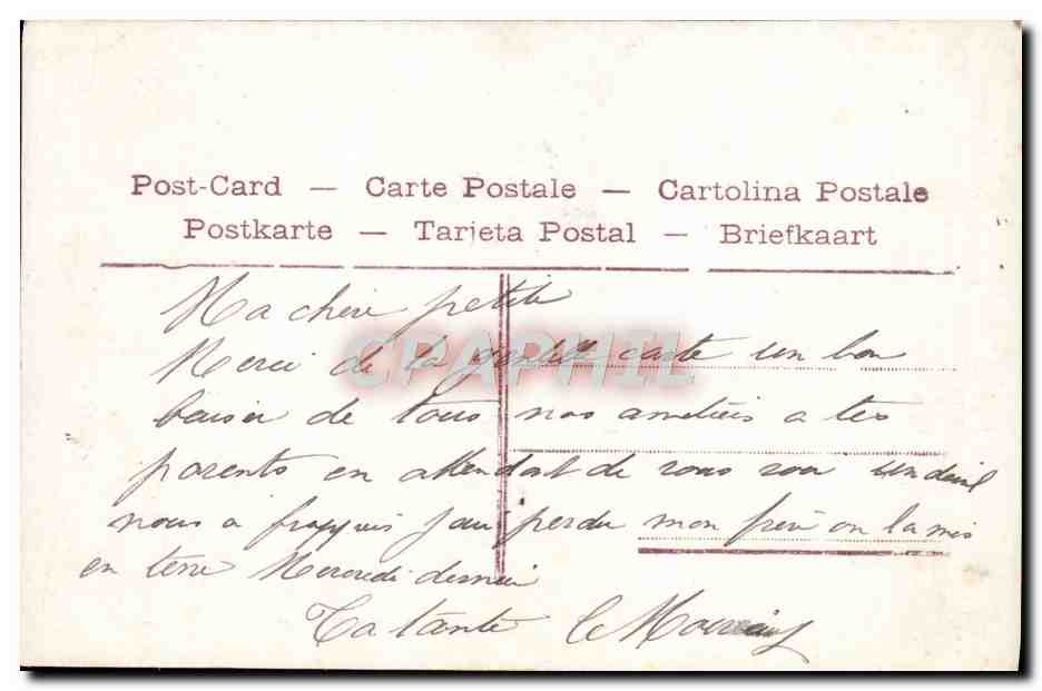 CPA Fantaisie Enfant — Rückseite
