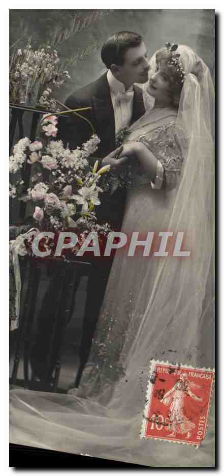 CPA Fantaisie Femme Mariage