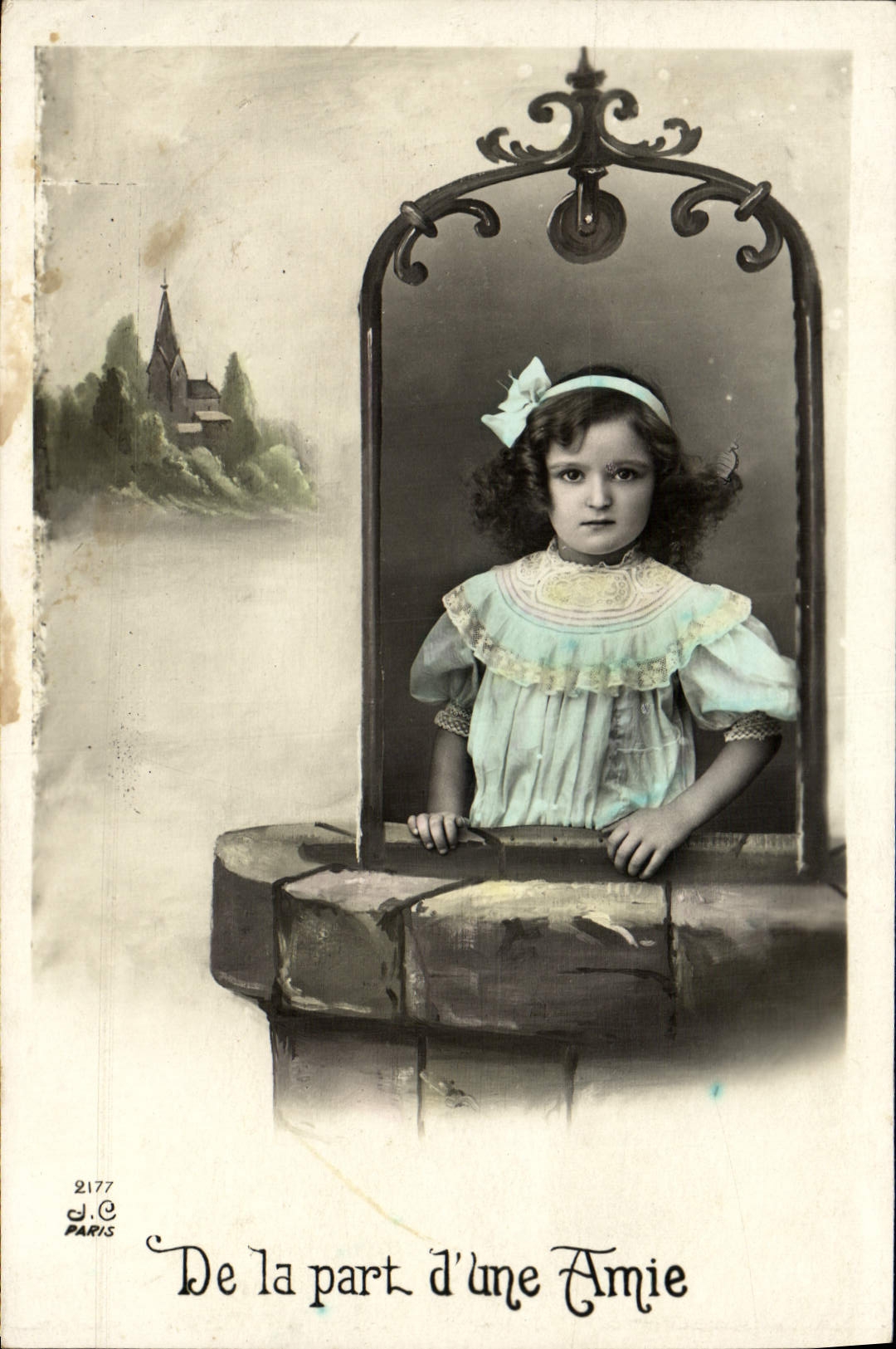 CPA Fantaisie Femme Enfant