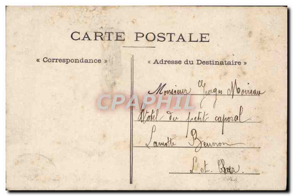 CPA Fantaisie Femme Poissons — Verso