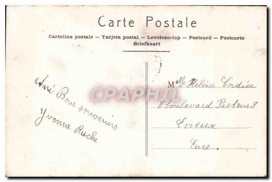 CPA Fantaisie Enfant — Rückseite