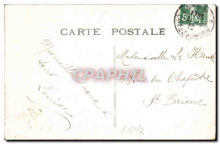 CPA Fantaisie Enfant Bonne Annee — Verso