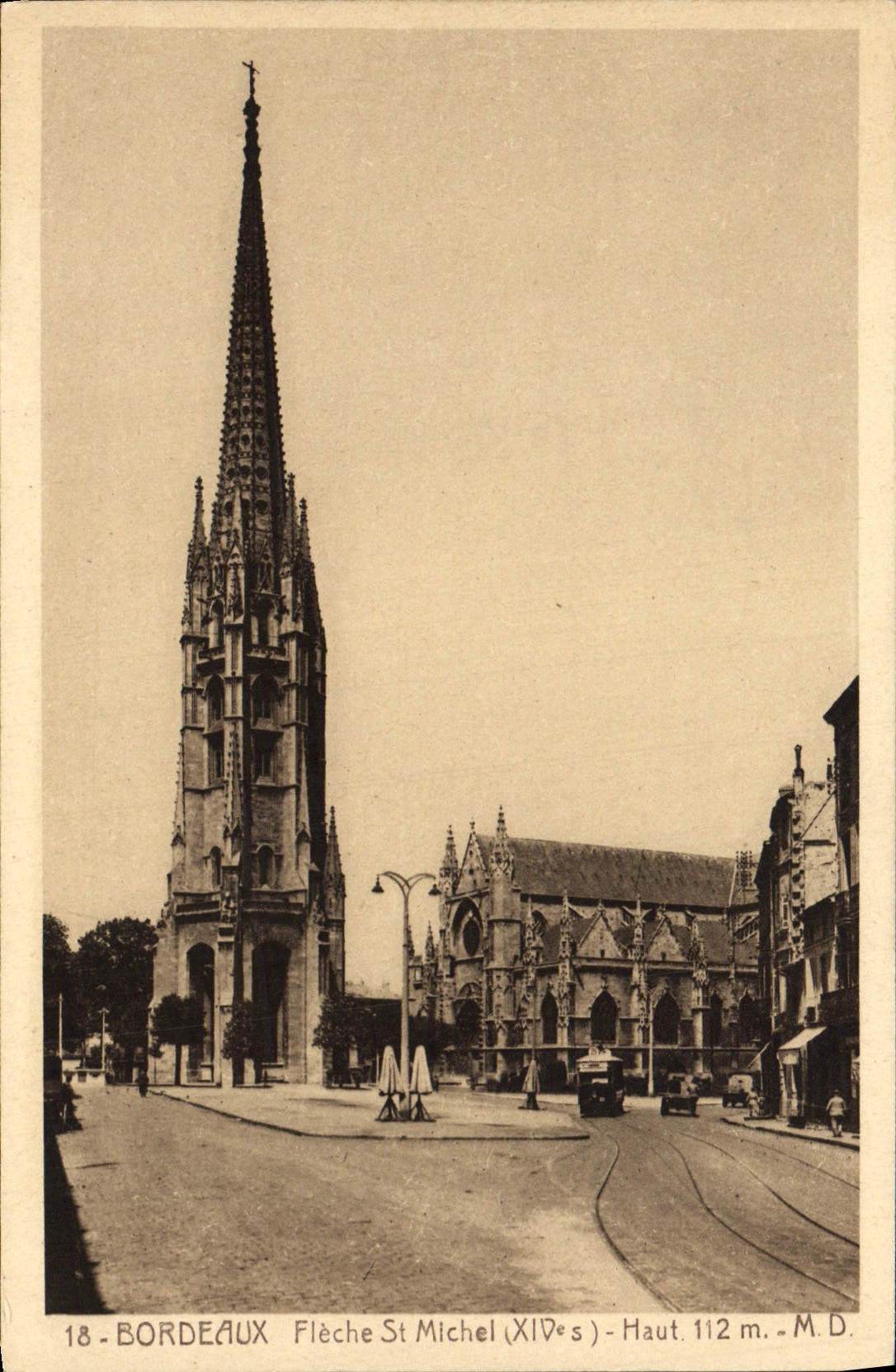 Bordeaux — Flèche Saint-Michel (XIIe s.) — M.D.