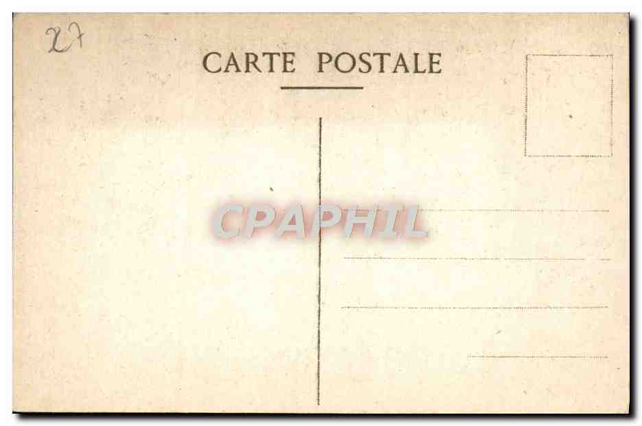 CPA Chambord Le Chateau — Verso