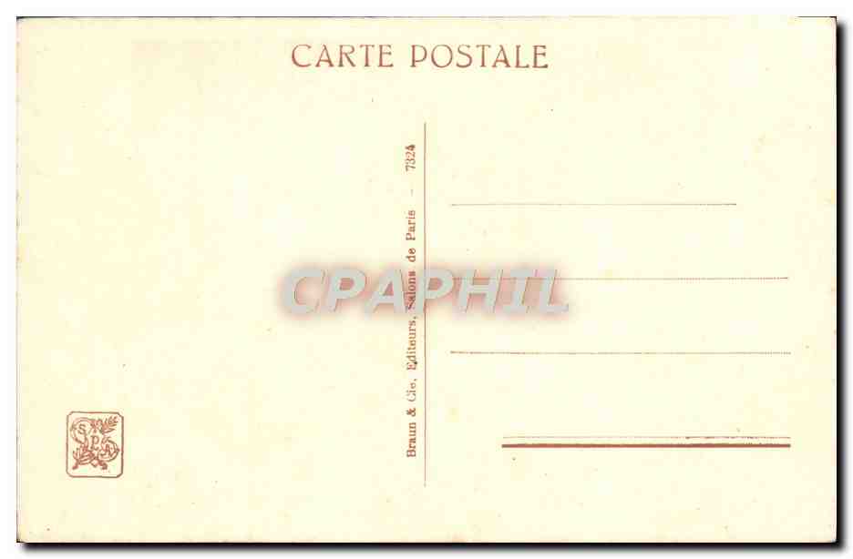 CPA Le Matin Apres Le Bain Bernard — Rückseite