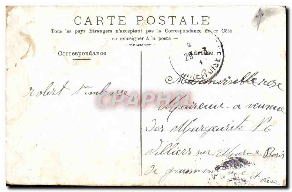 CPA Fantaisie Femme Enfant Bourgogne Folklore — Rückseite
