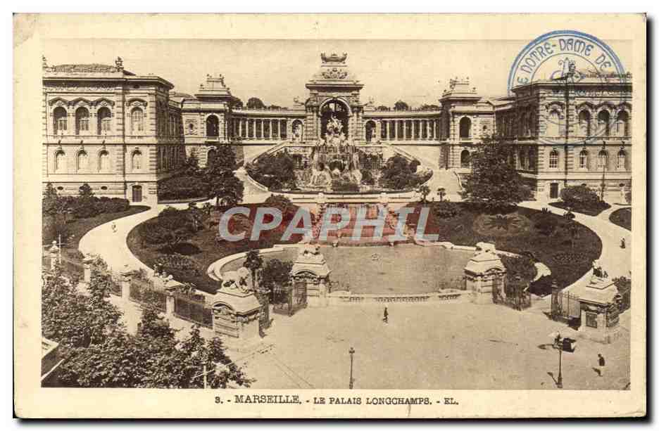 CPA Marseille Le Palais Longchamps