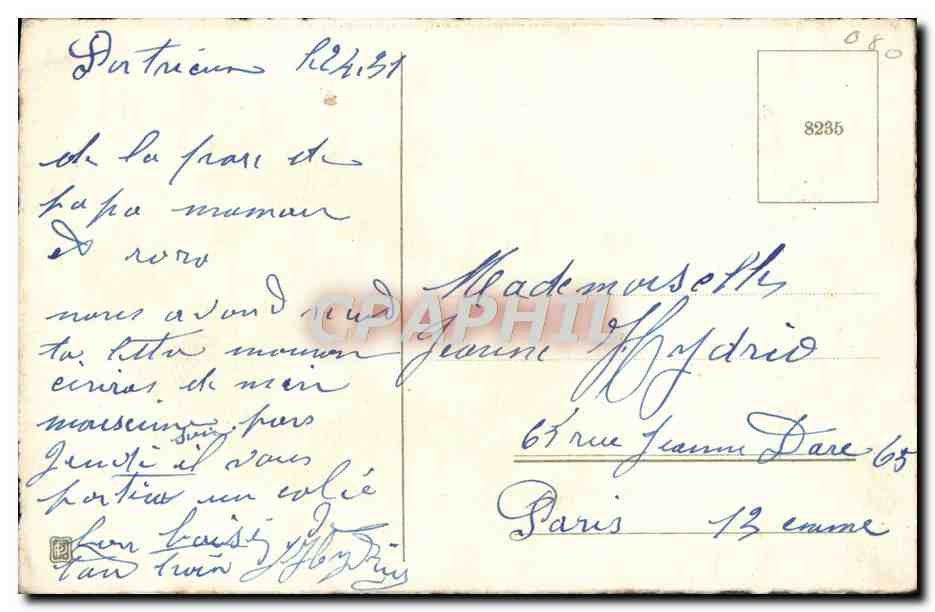 CPA Fantaisie Fleurs Heureux Anniversaire — Verso