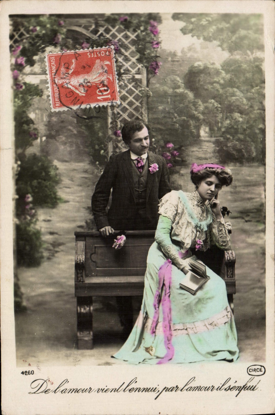 CPA Fantaisie Femme