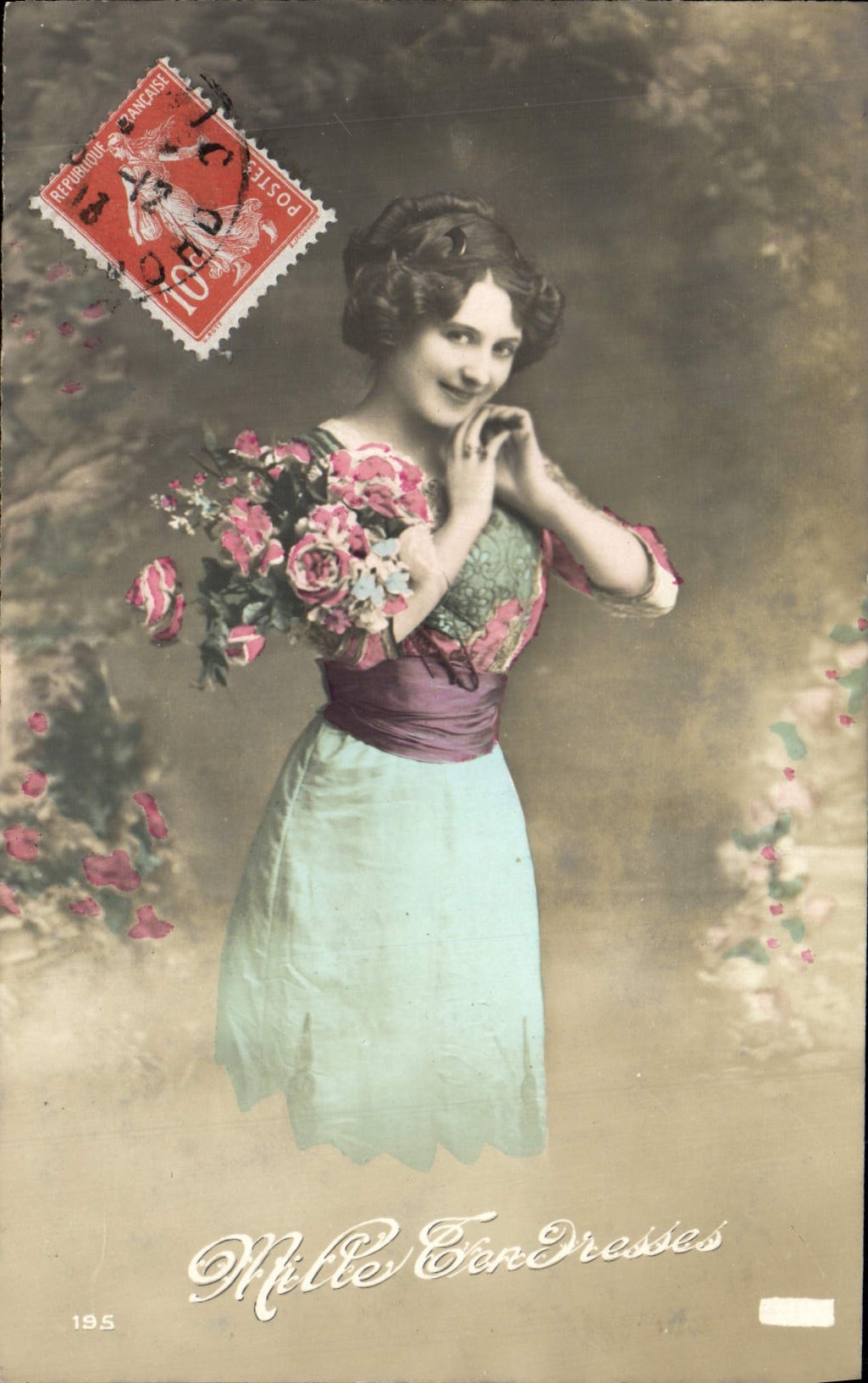 CPA Fantaisie Femme