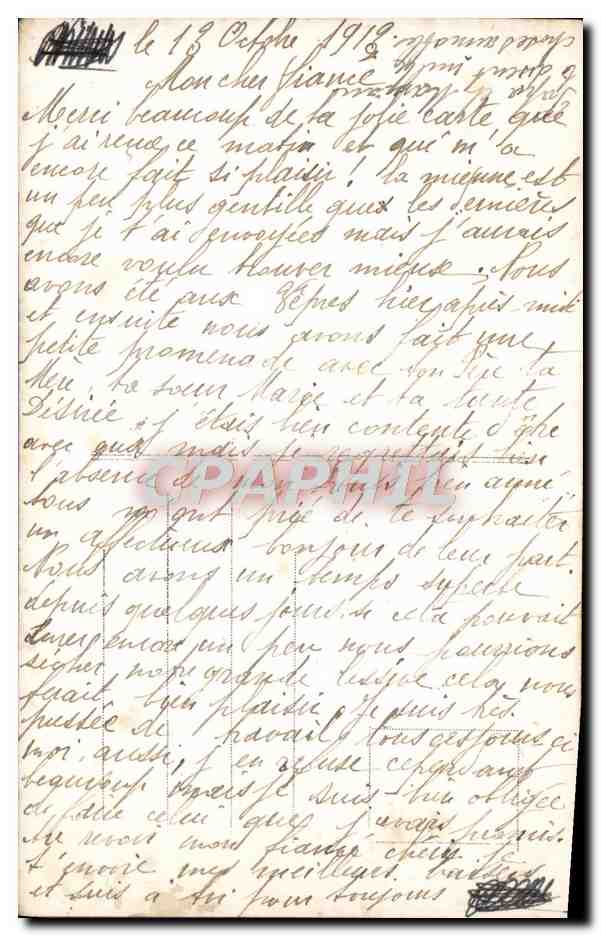 CPA Fantaisie Enfant — Rückseite