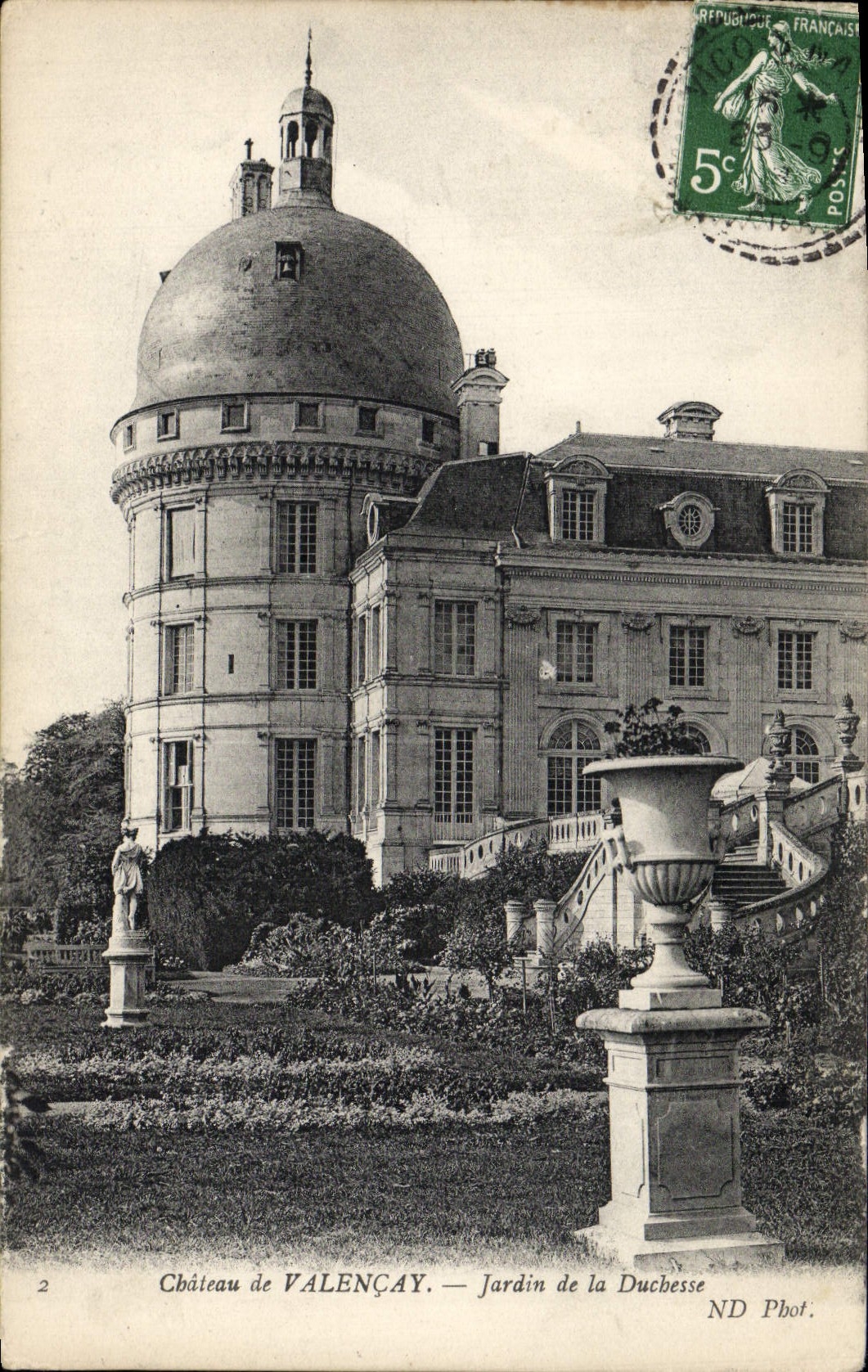CPA Chateau de Valencay Jardin de la Duchesse 
