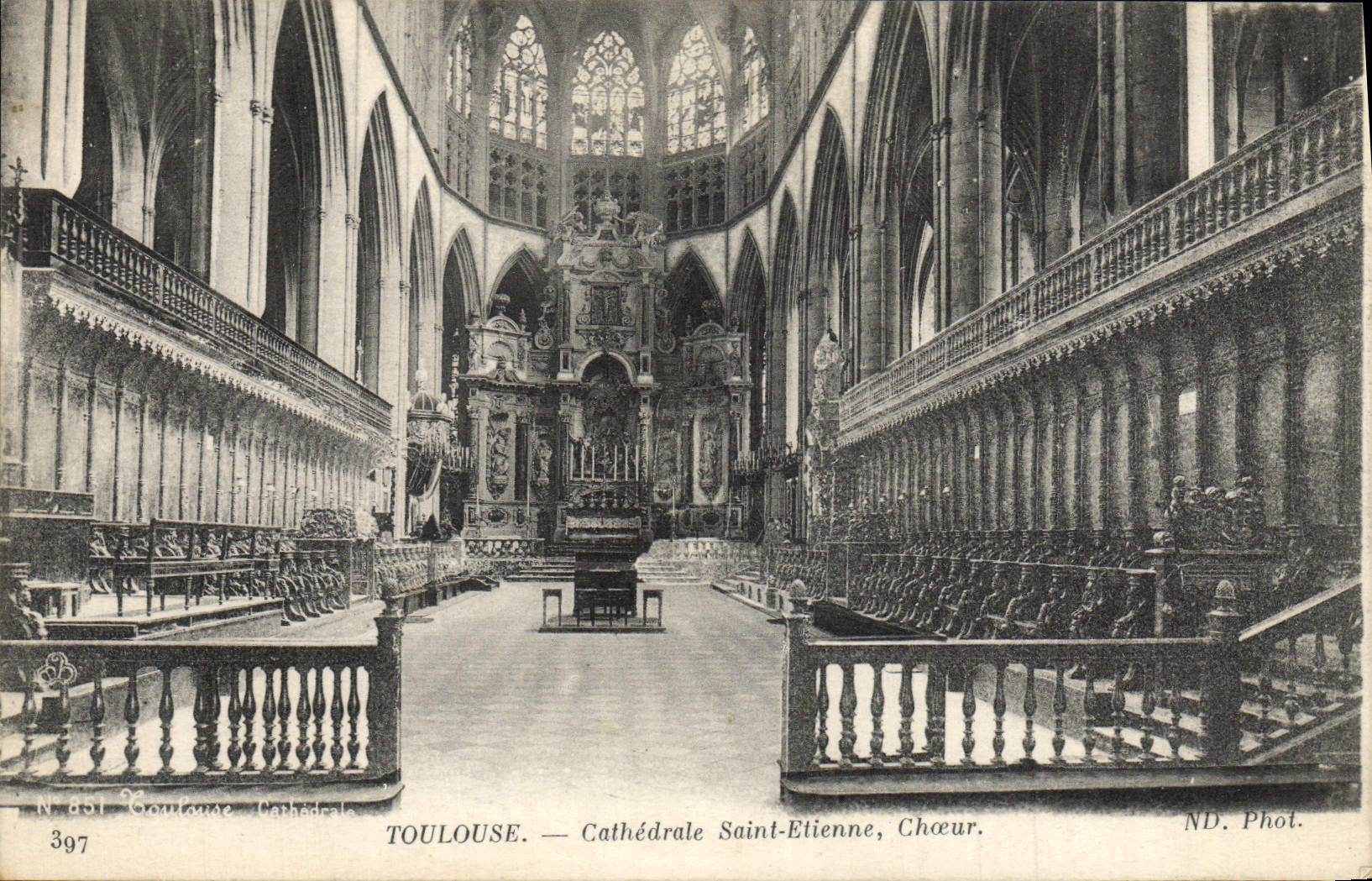 Toulouse — Cathédrale Saint-Étienne, Chœur — ND. Phot.