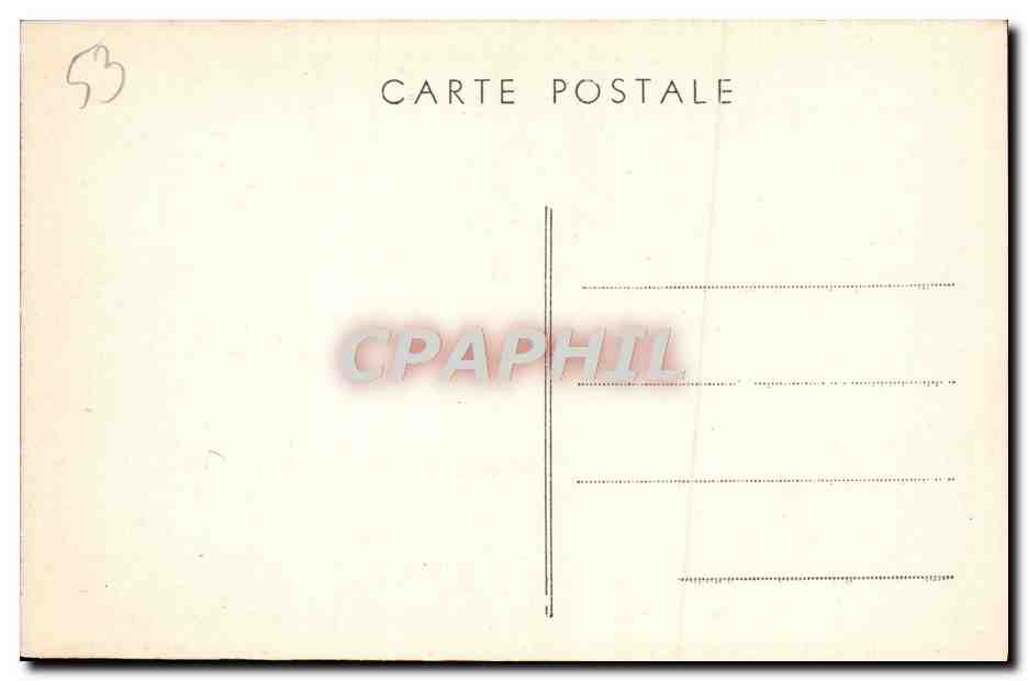 CPA Bourgneuf la Foret Le Calvaire  — Rückseite