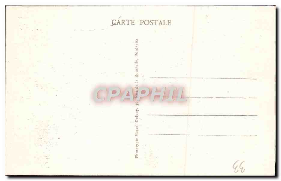 CPA Bordeaux Eglise Saint Michel Sainte Ursule et les onze mille vierges  — Verso