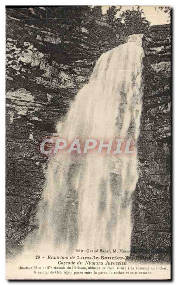Environs de Lons-le-Saunier — Cascade du Niagara Jurassien — Grand Bazar, M. Mesnard, Paris