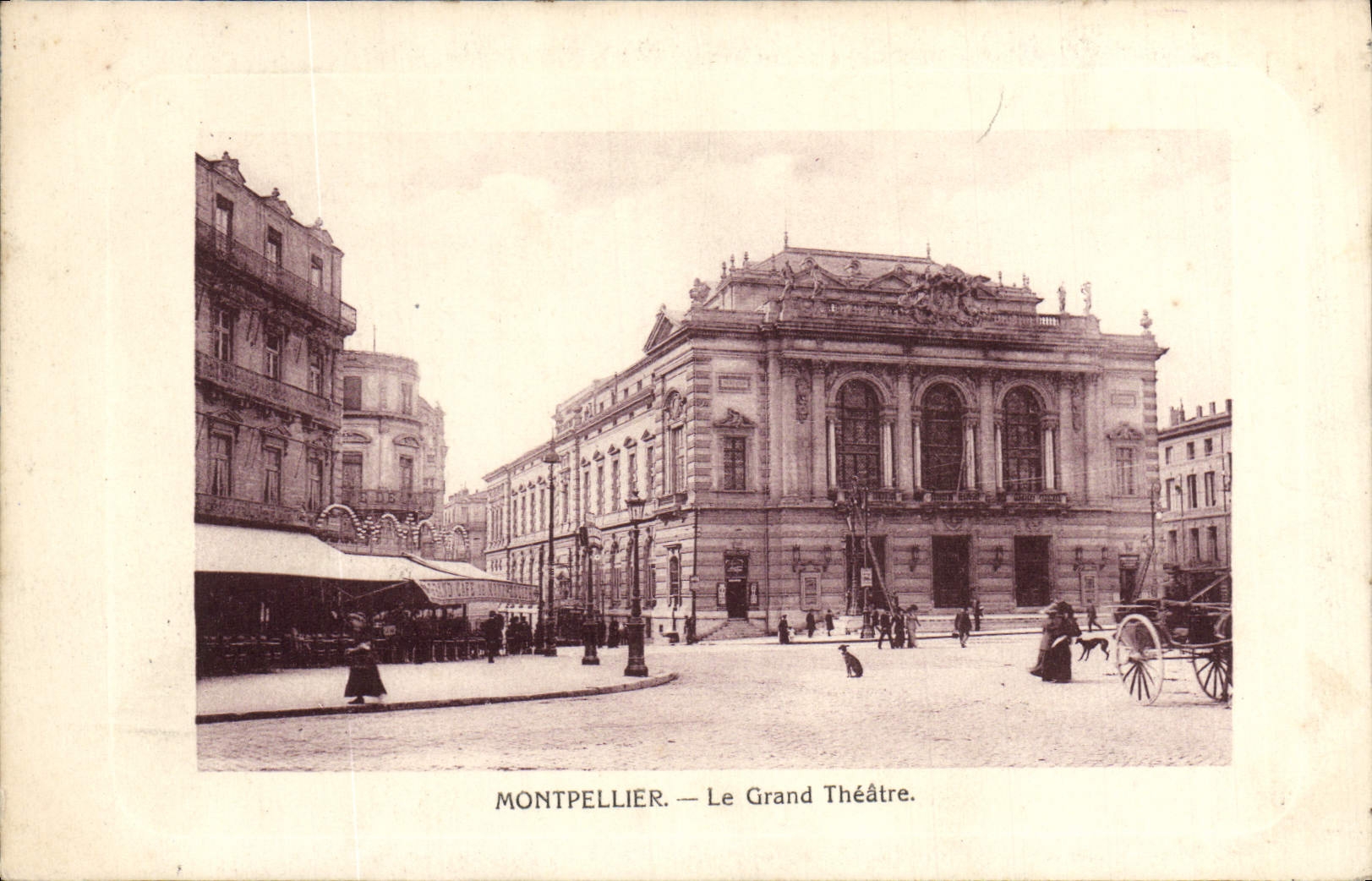 Montpellier — Le Grand Théâtre — Imp. Phot Ramblier