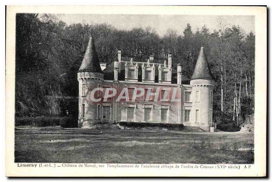 CPA Limeray Chateau de Monce sur l'emplacement de l'ancienne abbaye de l'ordre de Citeaux