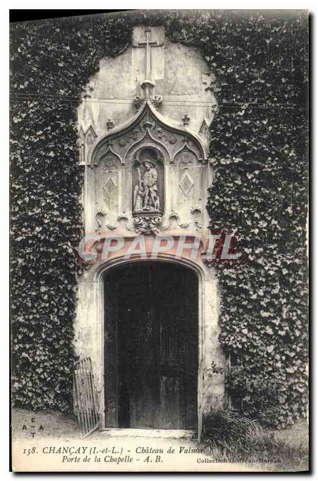 CPA Chancay Chateau de Valmer Porte de la Chapelle