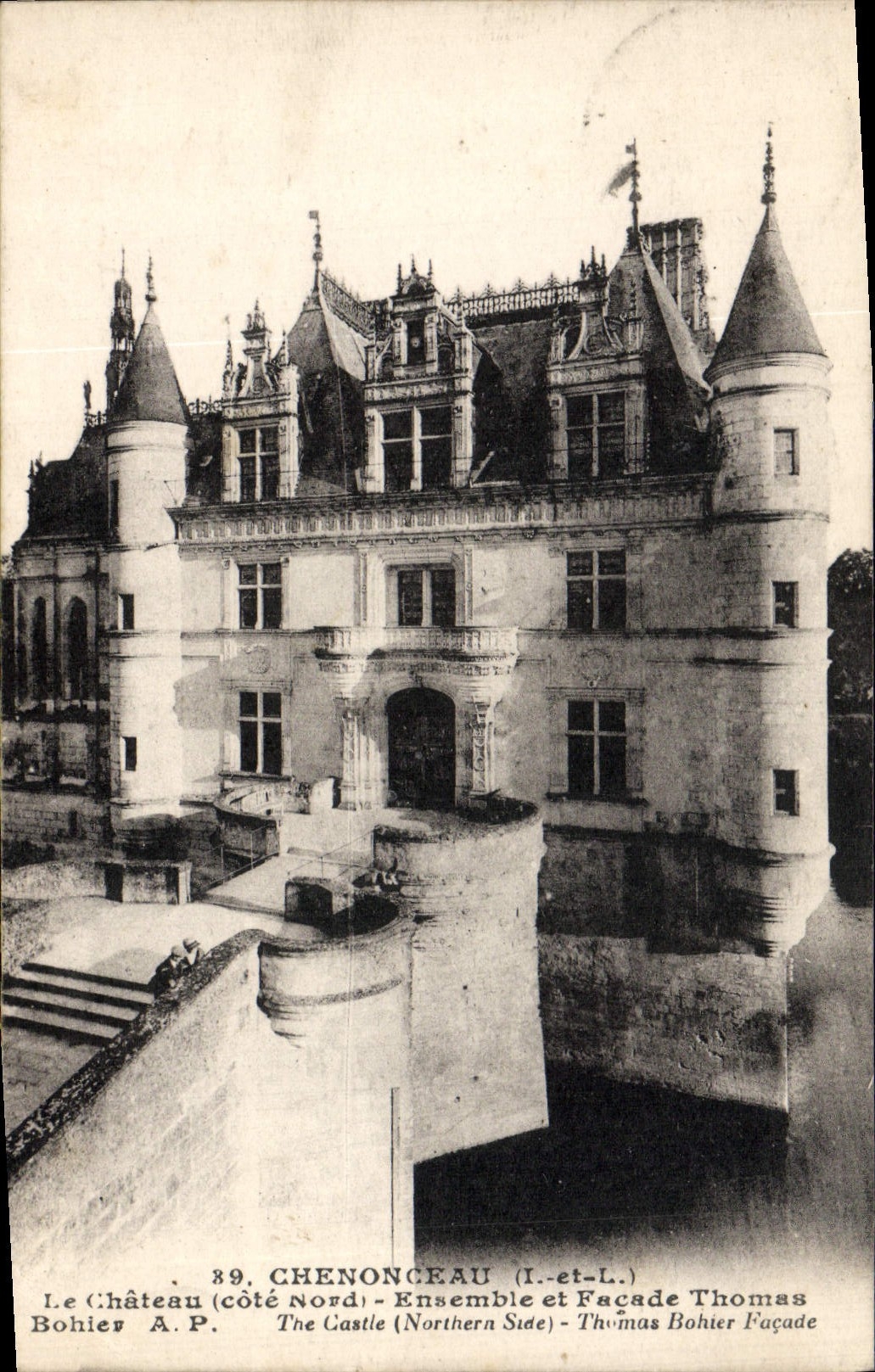 CPA Chenonceaux Le Chateau Ensemble et Facade Thomas Bohier 