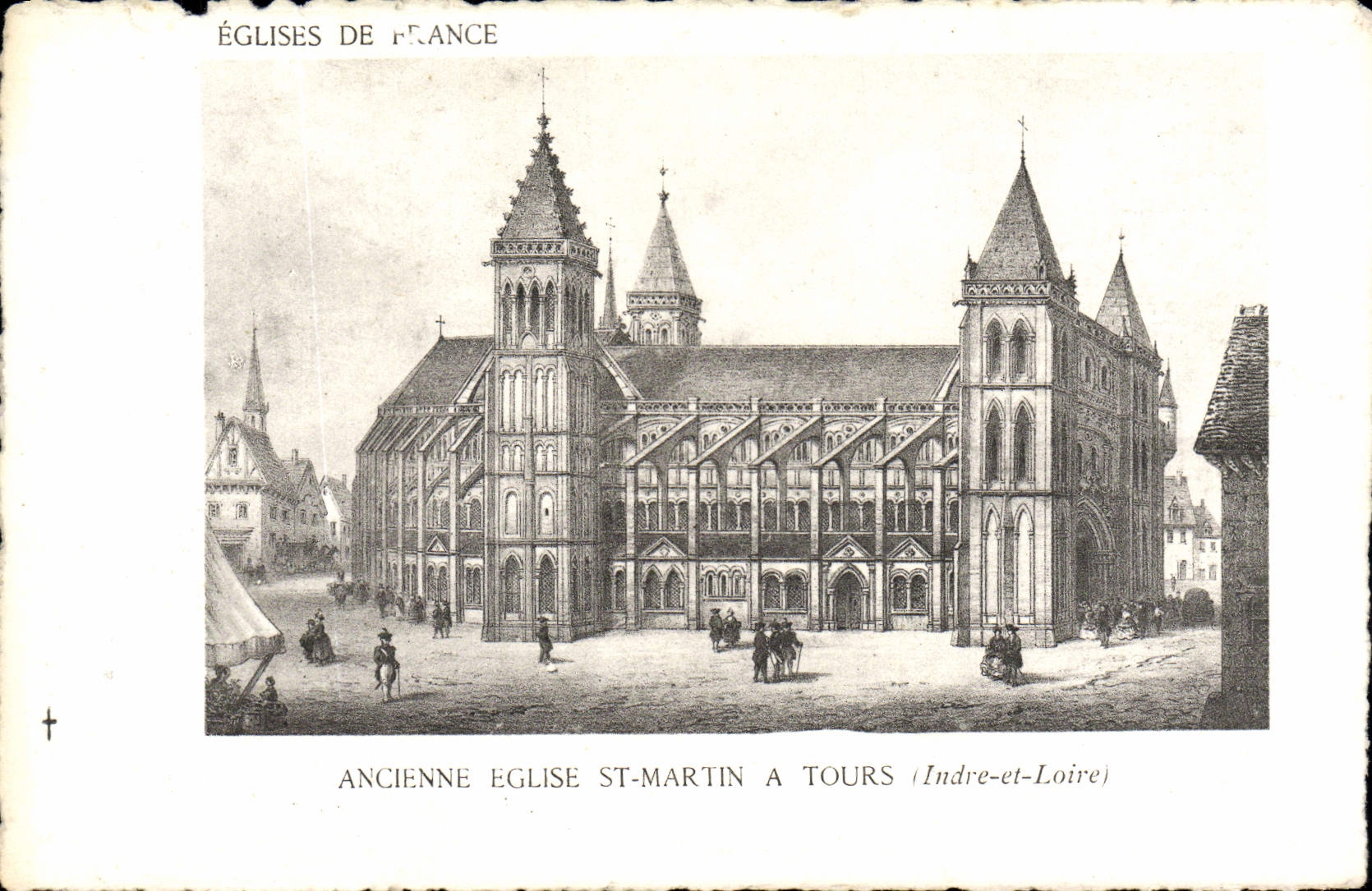CPA Ancienne Eglise St Martin A Tours 