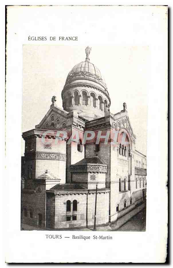 CPA Tours Basilique St Martin 