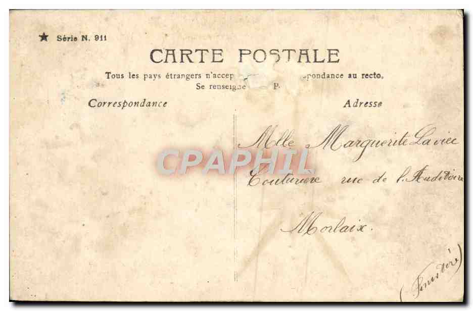 CPA Fantaisie Enfant Ange Etoiles — Rückseite