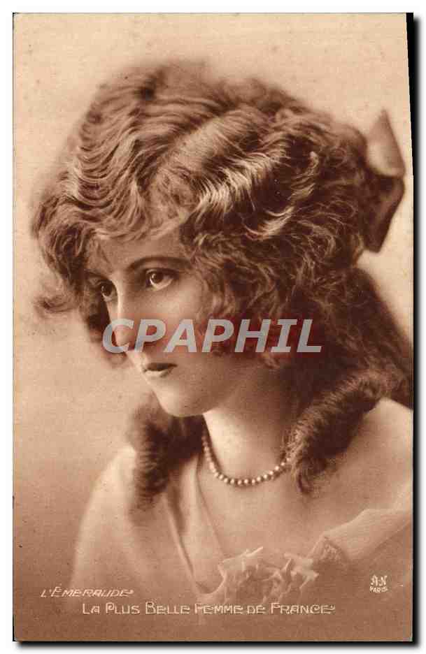 CPA Fantaisie Femme La Plus Belle Femme de France