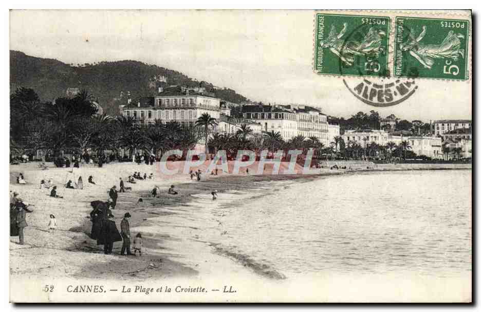 CPA Cannes La Plage et la Croisette