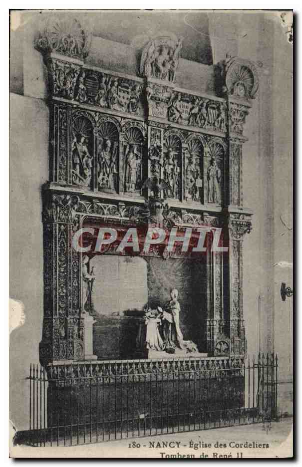 CPA Nancy Eglise des Cordeliers Tombeau de Rene ll 